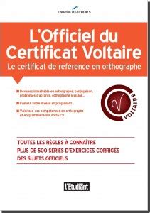L'officiel du certificat Voltaire